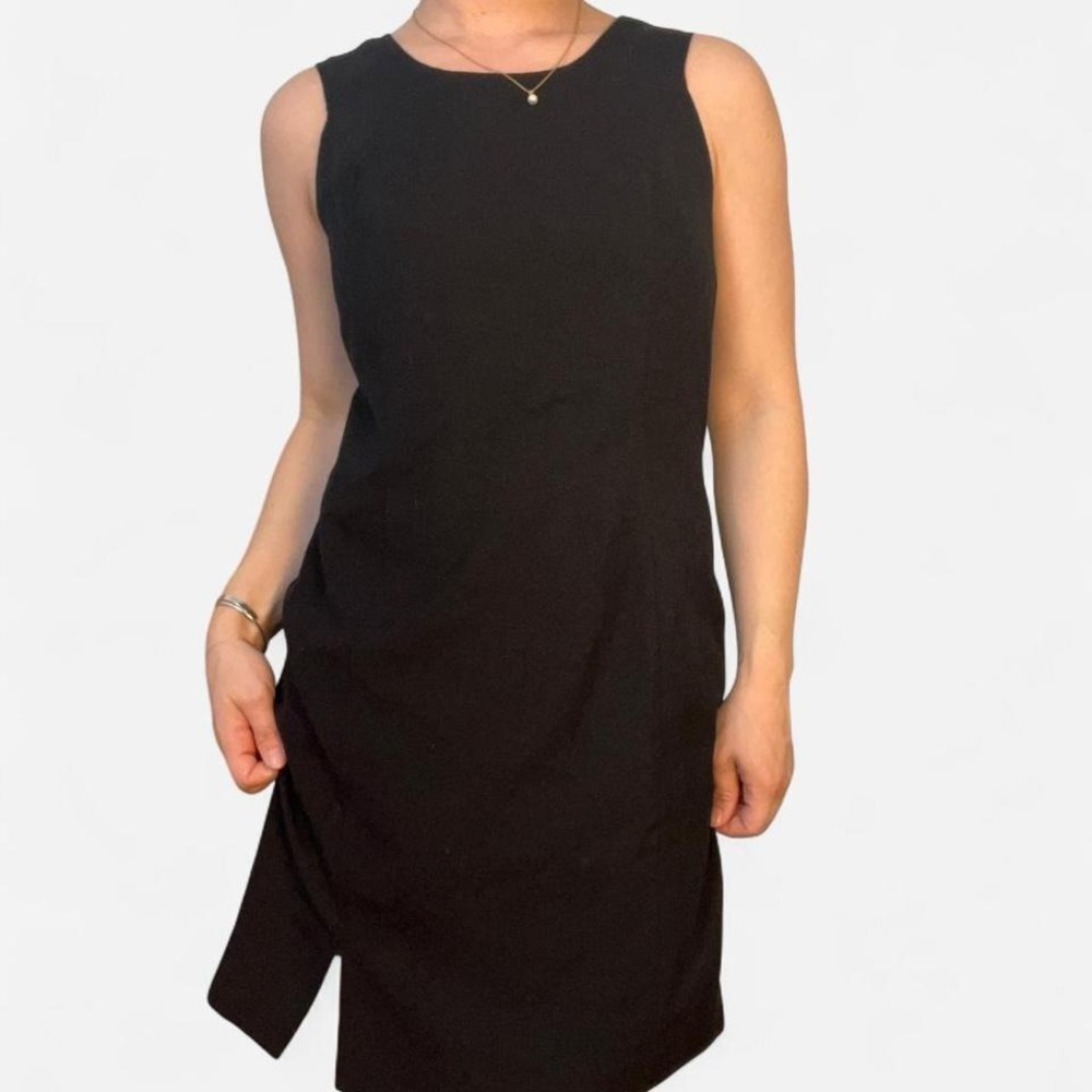 Sag Harbor Black Shift Dress